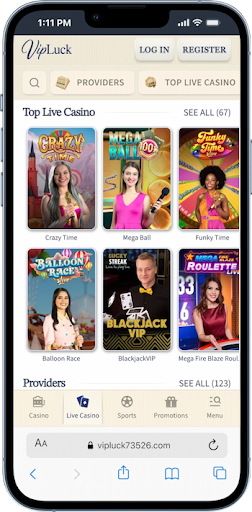 Vipluck online casino review showcasing casino games, live dealer tables, Interac banking, and a C$3,000 welcome bonus for Canadian players.